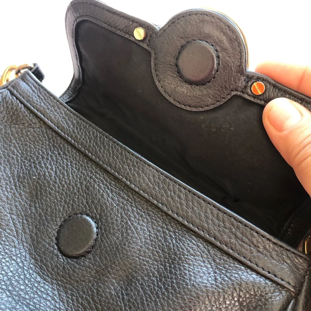 Tory Burch Black Crossbody Bag pre-owned good condition